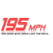195 mph logo image